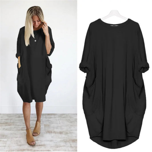 Bianca - Comfortable loose-fitting dress