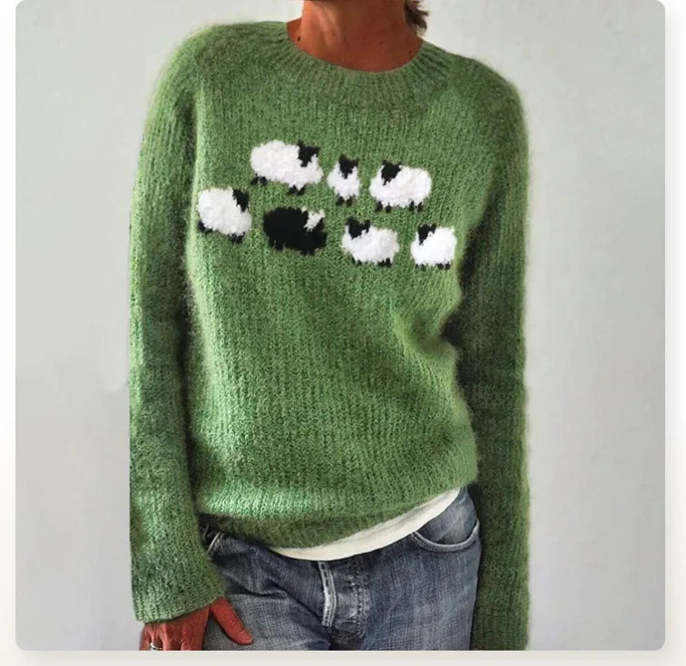 Amélie | Cozy Retro Knit Sweater