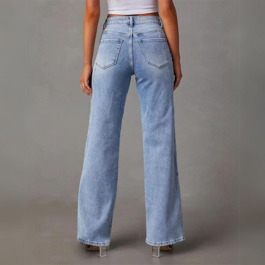 Novella – High-Waisted Wide Jeans