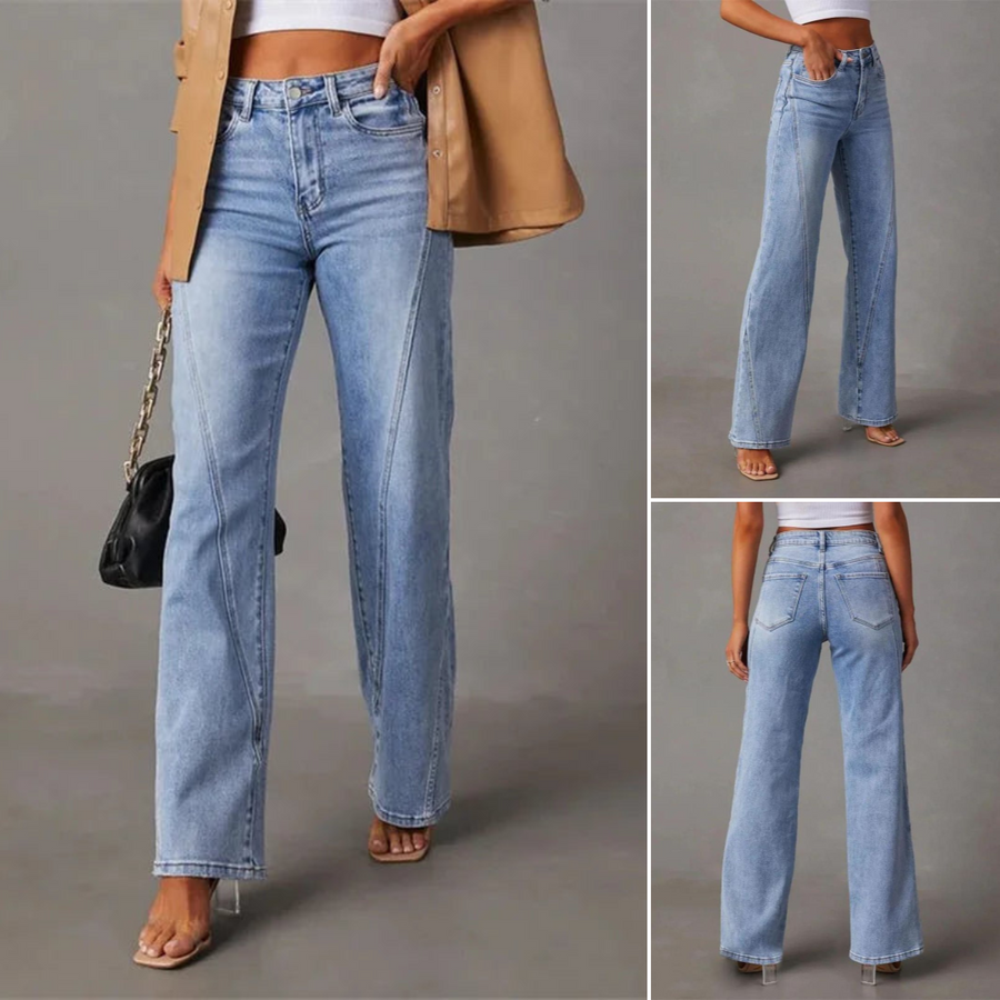 Novella – High-Waisted Wide Jeans