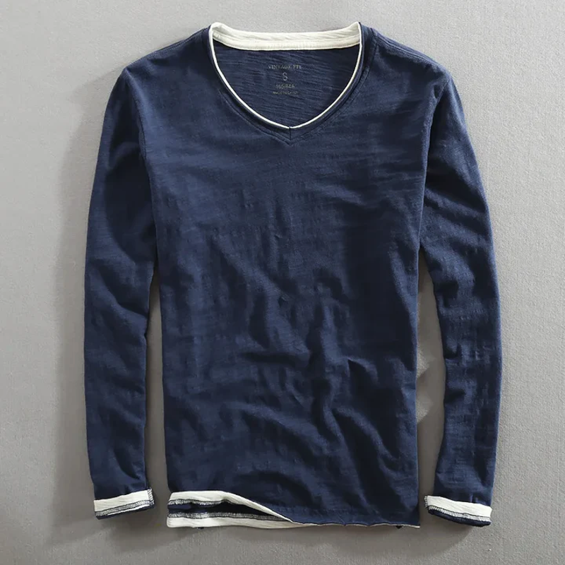 Kaido | Long Sleeve Cotton Shirt