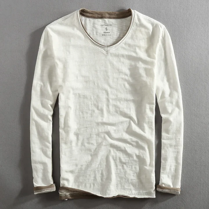 Kaido | Long Sleeve Cotton Shirt