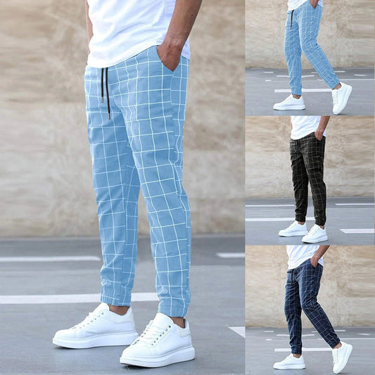 Clemens | Checkered Jogger Pants for Men