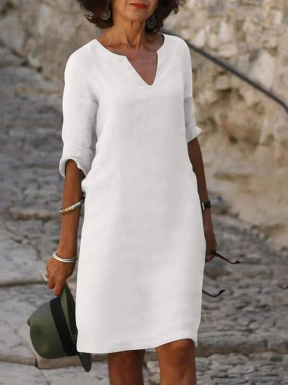 Josette | Elegant V-Neck Dress