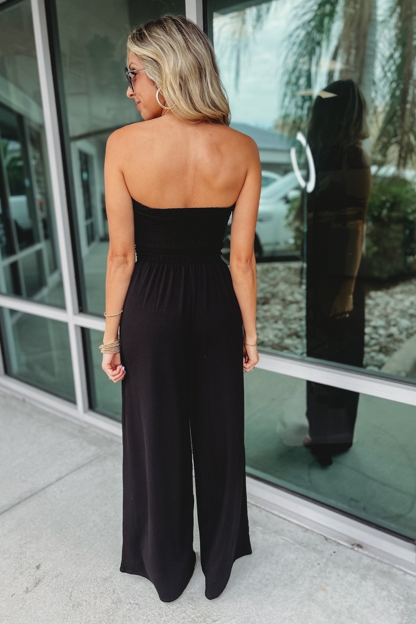 Dames – Trendy Off-Shoulder Jumpsuit